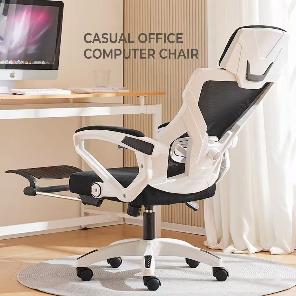 Gaming Desk With Hutch - Ergonomic Gaming Office Chair With Footrest