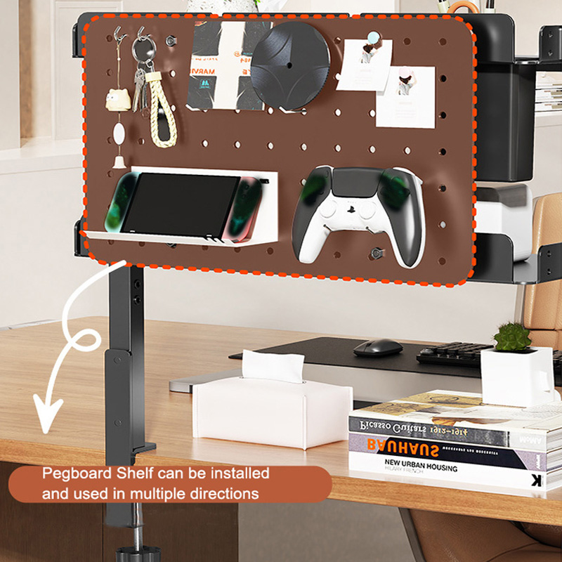 Clamp-on 14 inch Above Below D - огляд і ціна Gaming Desk With Hutch