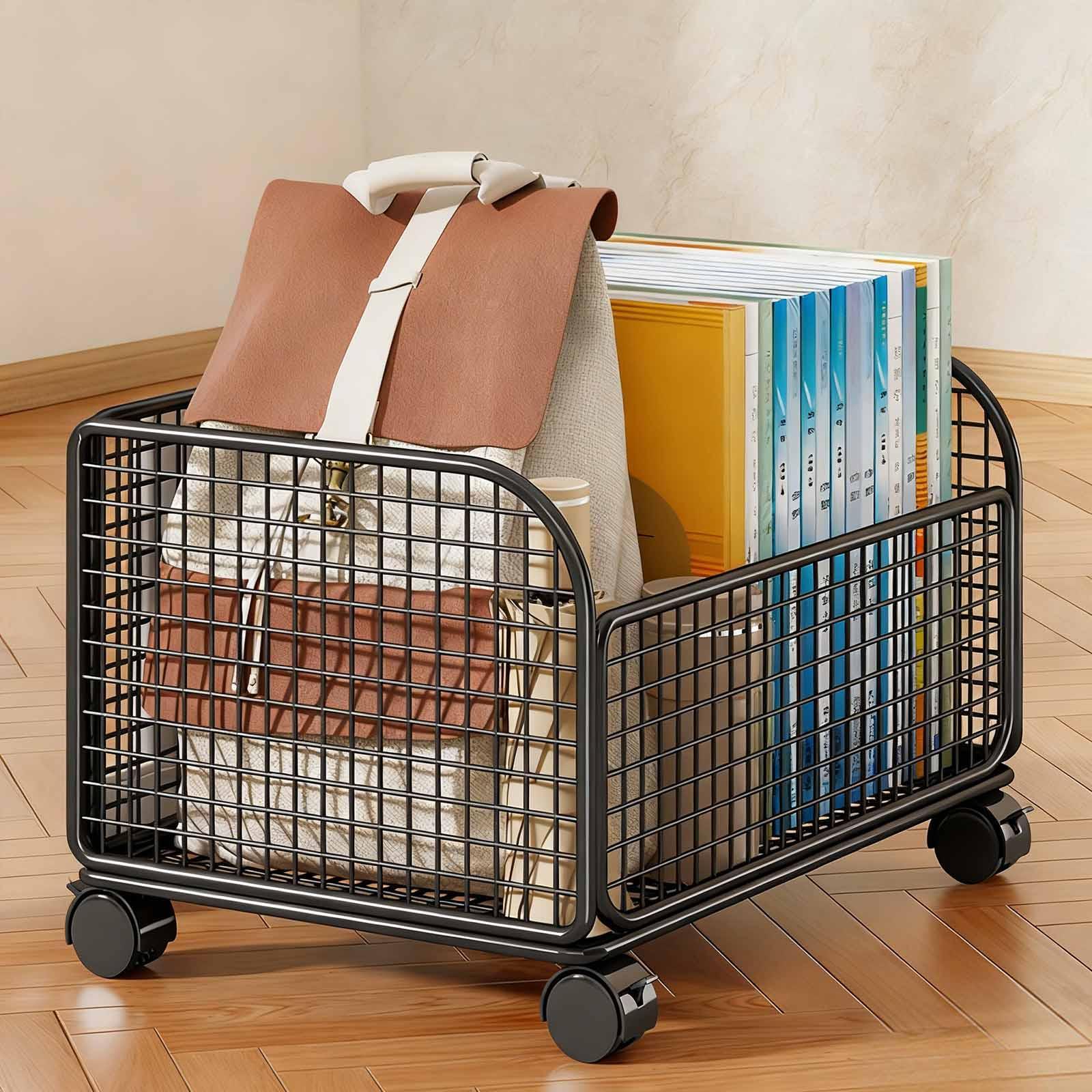 Rolling File Folder Cart,under - огляд і ціна Book Cart Rolling