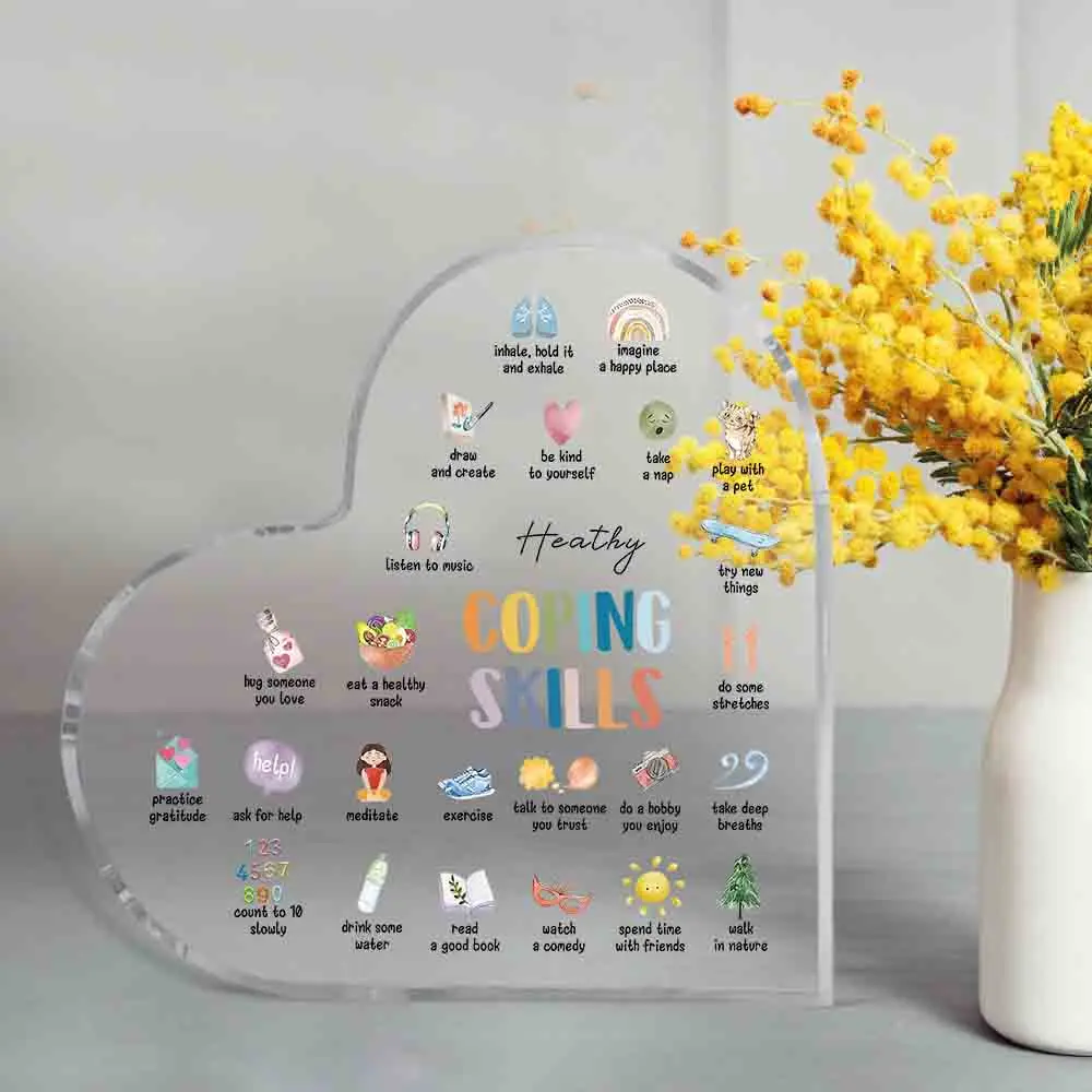 Clear Heart Shaped Acrylic Sta - огляд і ціна Office Furniture List