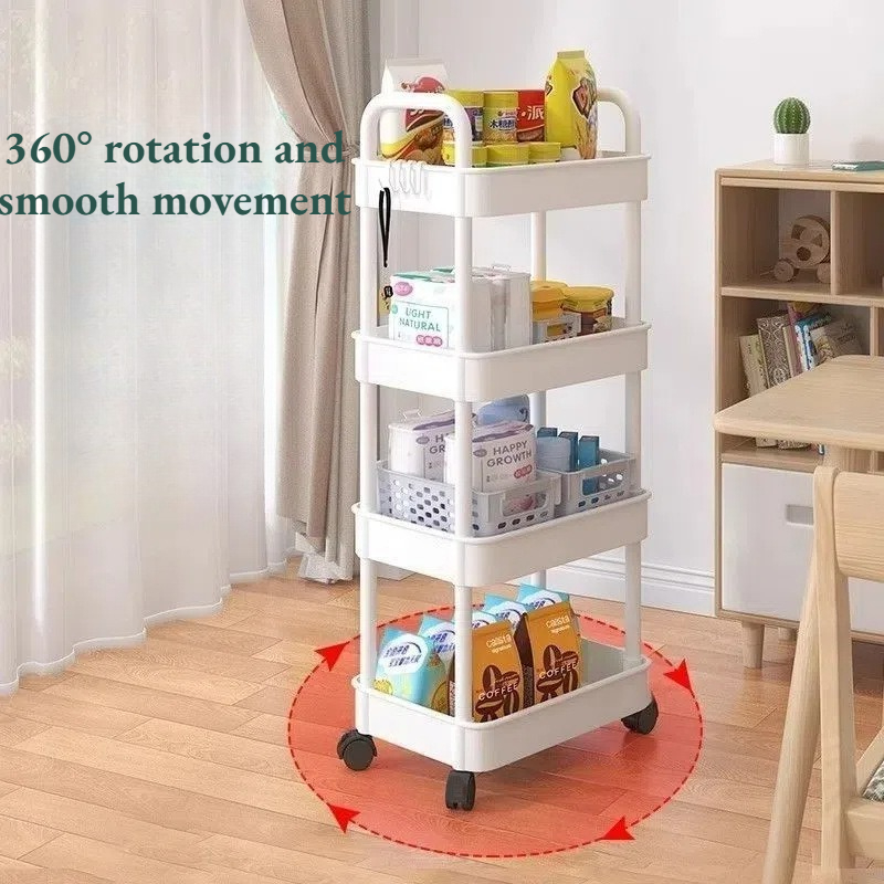 Kitchen Multi-Functional Rolli - огляд і ціна Book Cart Rolling