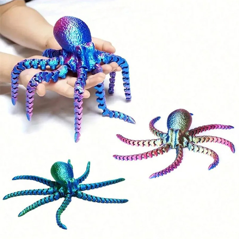 3D Printed Octopus Figurine -  - огляд і ціна Office Furniture Brand