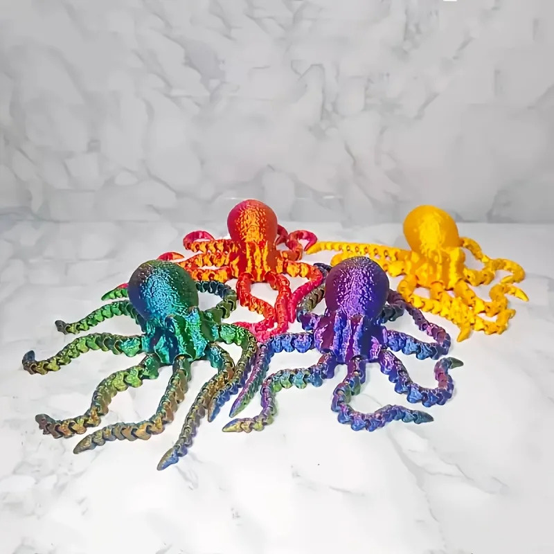 3D Printed Octopus Figurine -  - огляд і ціна Office Furniture Brand
