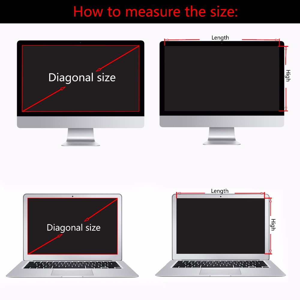 13.3 inch 16:10 28.6cm*17.9cm  - огляд і ціна Monitor Privacy Filter