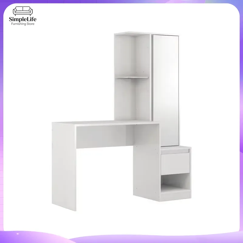 1 Drawer 1 Shelf Desk with Cab - огляд і ціна Office Furniture For Small Spaces