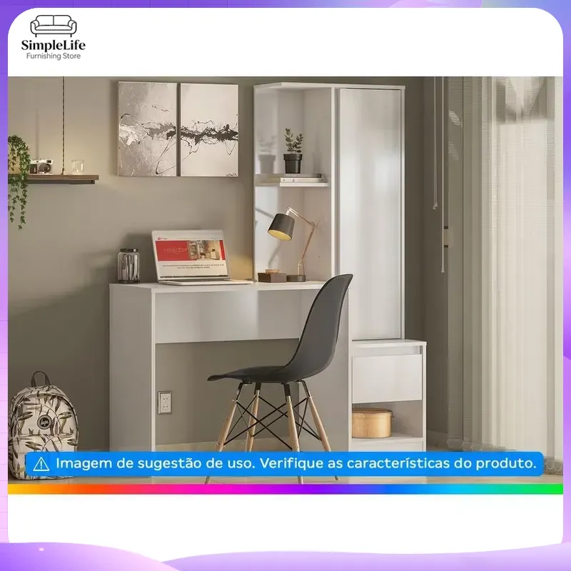 1 Drawer 1 Shelf Desk with Cab - огляд і ціна Office Furniture For Small Spaces
