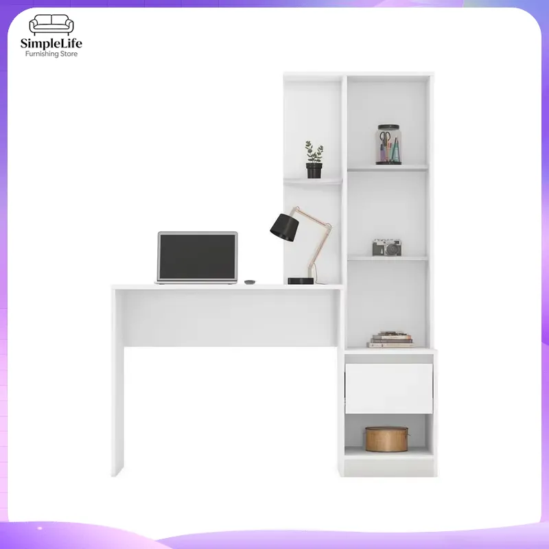 1 Drawer 1 Shelf Desk with Cab - огляд і ціна Office Furniture For Small Spaces
