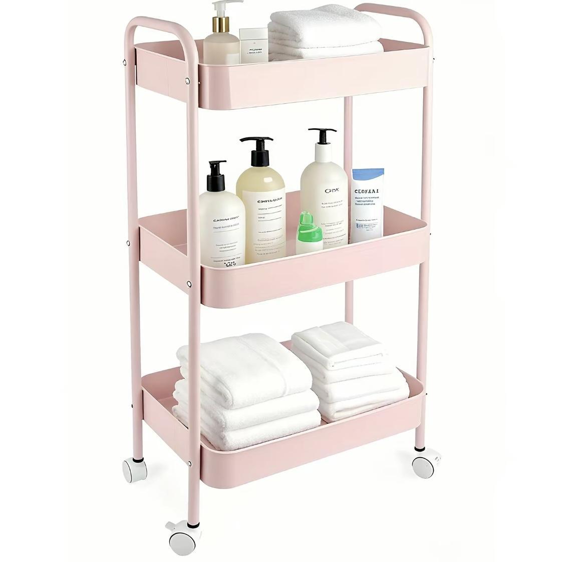 3-Tier Rolling Storage Cart He - огляд і ціна Book Cart Rolling