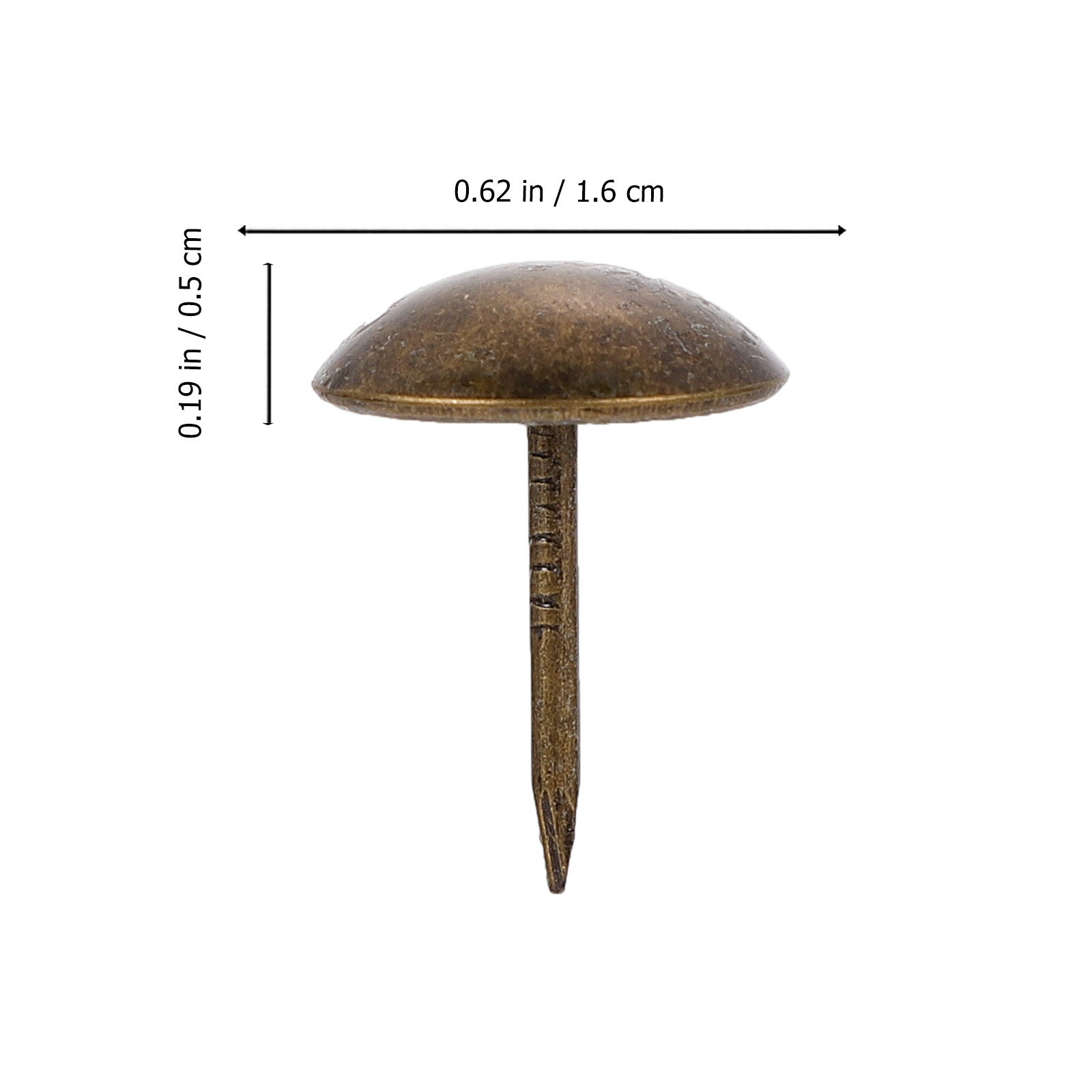 150Pcs Large Headed Brass Nail - огляд і ціна Office Furniture List