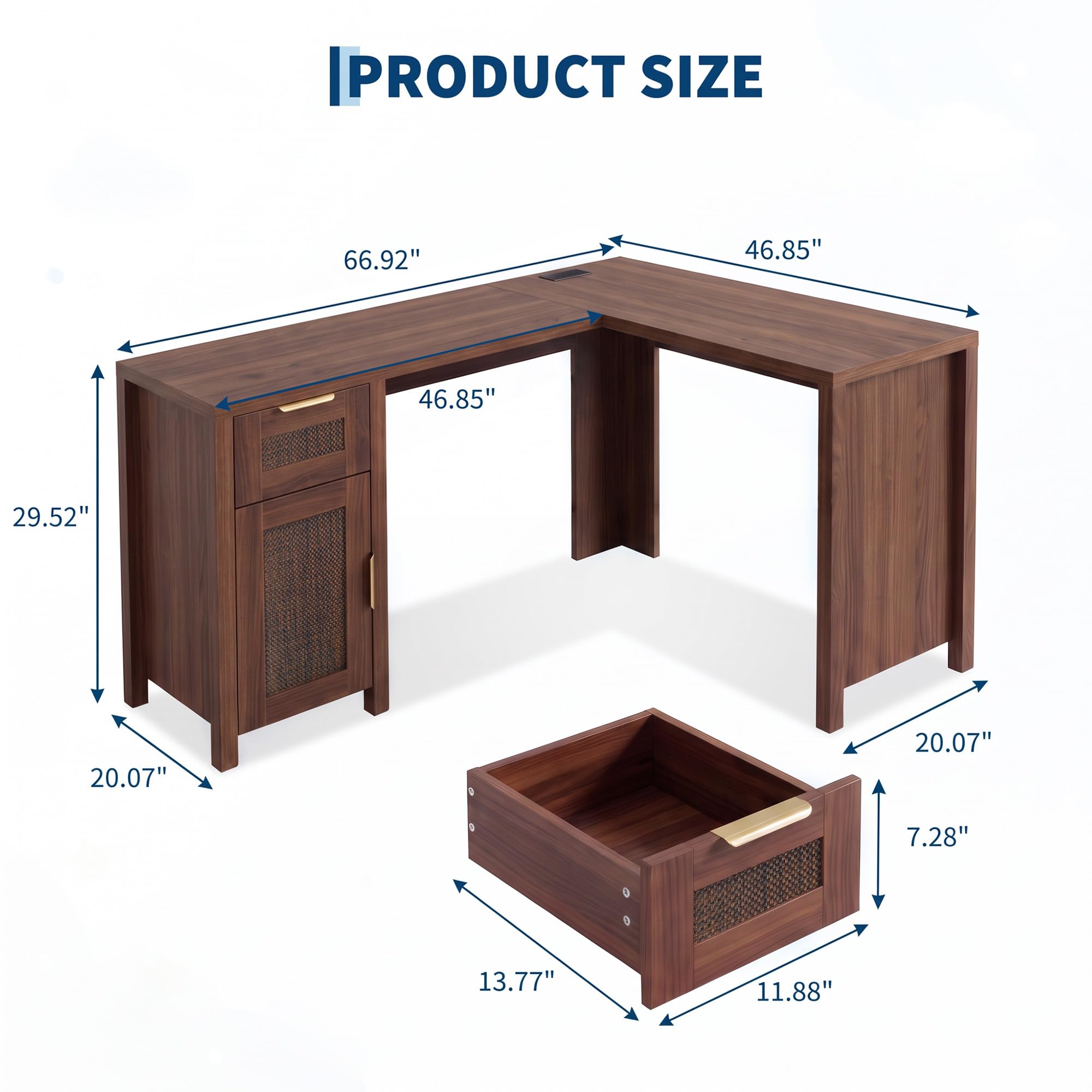 L Shaped Office Desk With Stor - огляд і ціна Office Furniture For Small Spaces