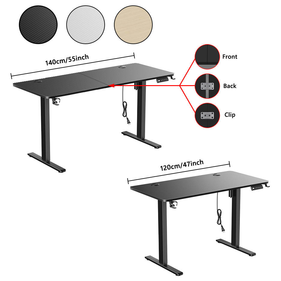 Height Adjustable Desk Motion  - огляд і ціна Gaming Desk With Hutch