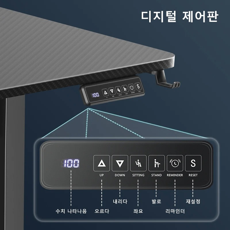 Height Adjustable Desk Motion  - огляд і ціна Gaming Desk With Hutch