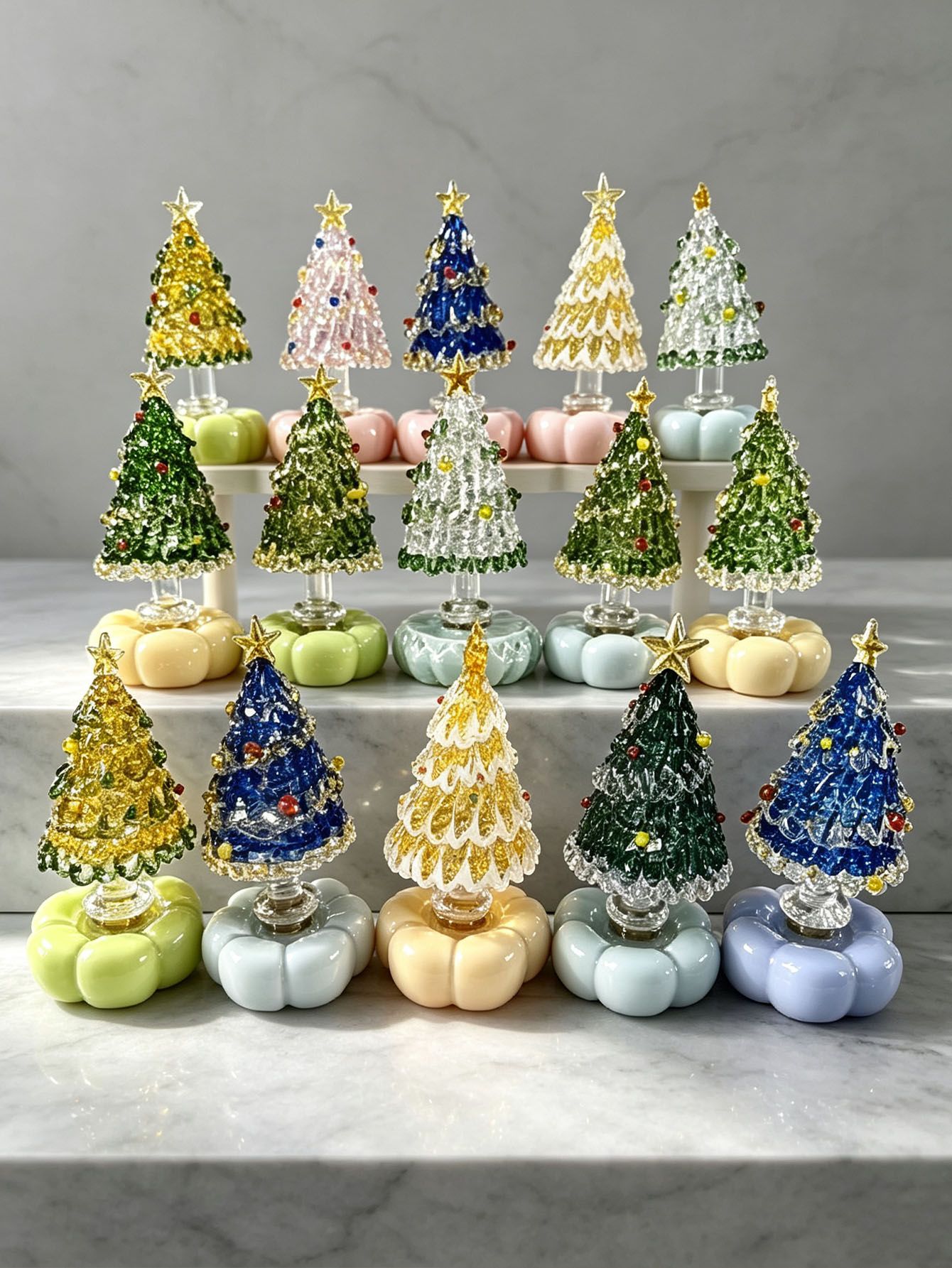 1 handmade glass Christmas tre - огляд і ціна Office Furniture Brand