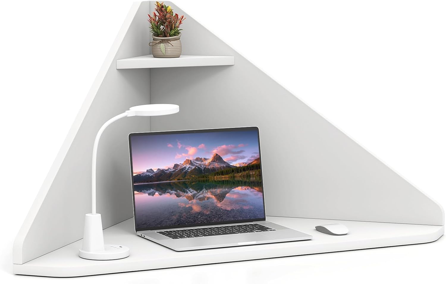 Floating Corner Desk Wall Moun - огляд і ціна Office Furniture For Small Spaces