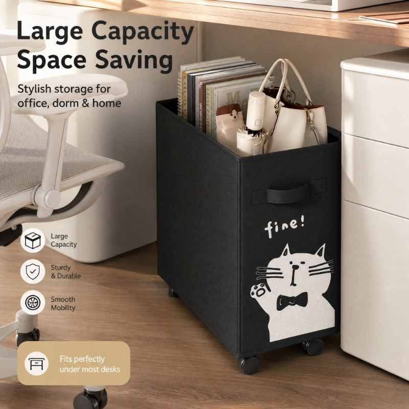 Under Desk Rolling Storage Car - огляд і ціна Book Cart Rolling