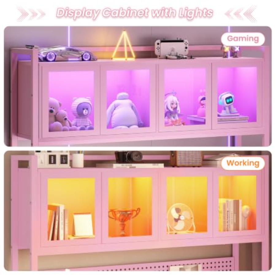 L Shaped Gaming Corner Desk wi - огляд і ціна Gaming Desk With Hutch