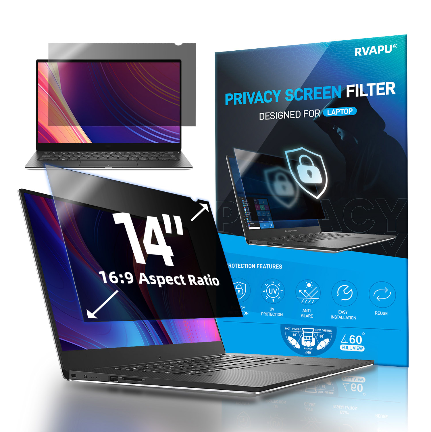 For Laptop 14 inch Privacy Ant - огляд і ціна Monitor Privacy Filter