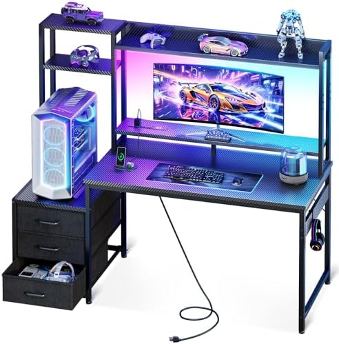 48 Inch Gaming Desk with Hutch - огляд і ціна Gaming Desk With Hutch