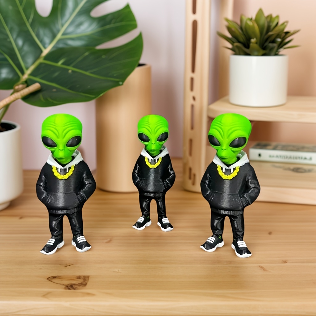 1 Piece Green Alien Figure wit - огляд і ціна Office Furniture Brand
